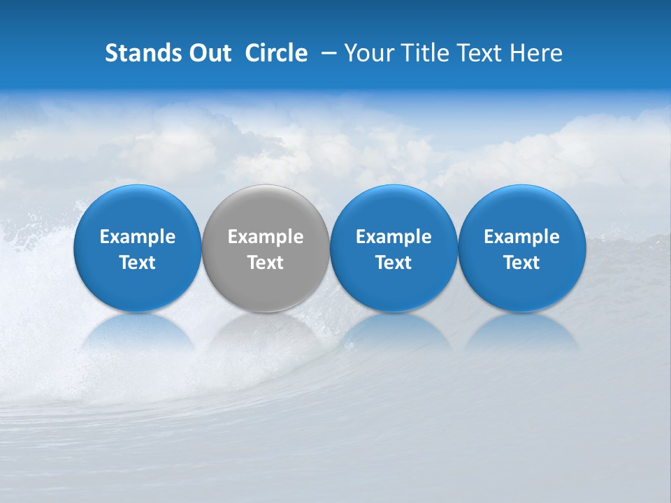 Sky Expressing Wet PowerPoint Template