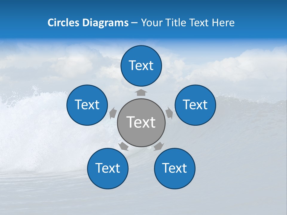 Sky Expressing Wet PowerPoint Template