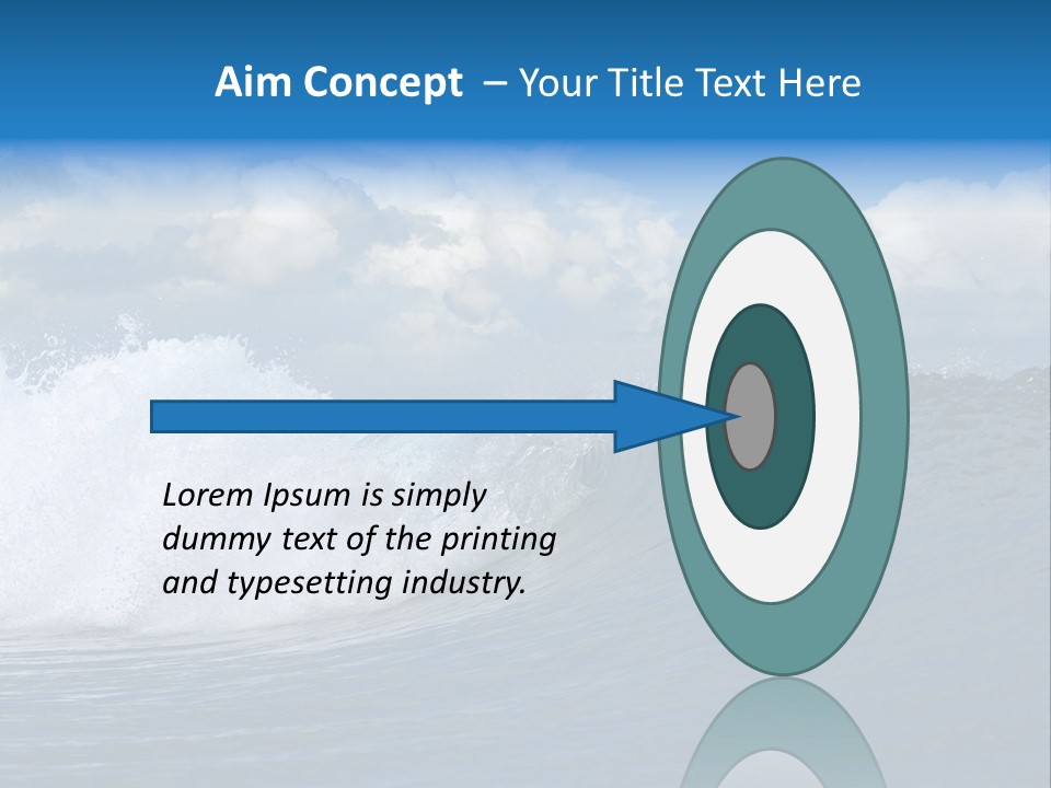 Sky Expressing Wet PowerPoint Template