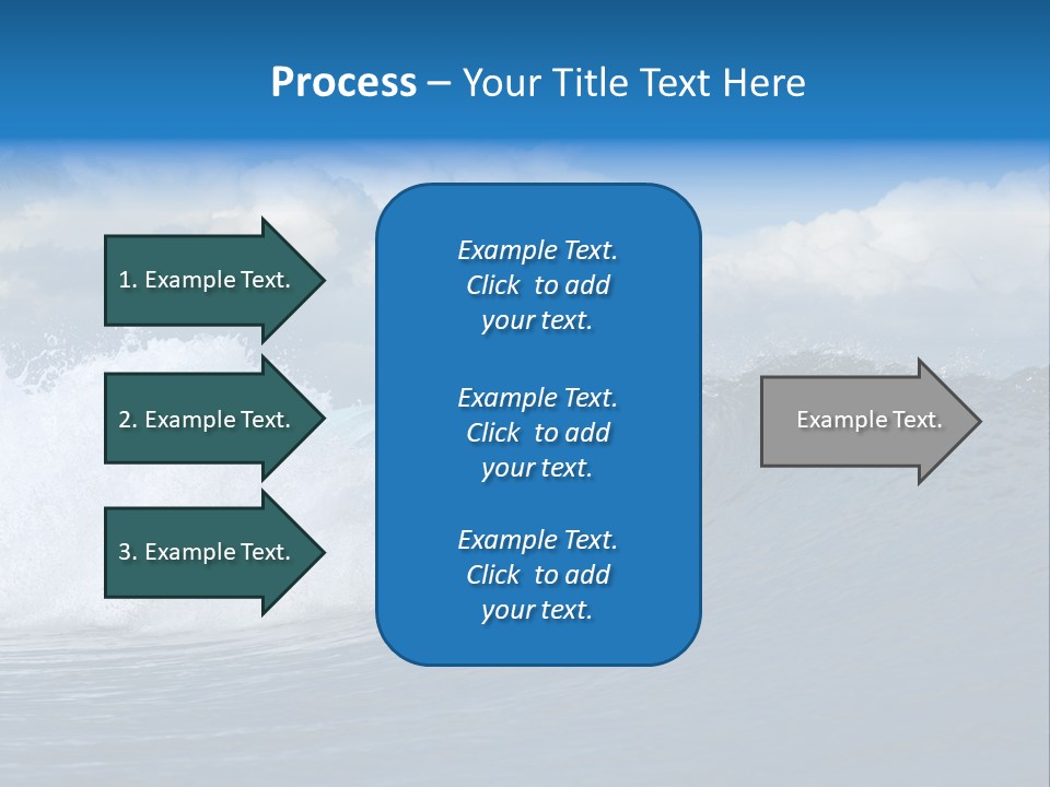 Sky Expressing Wet PowerPoint Template