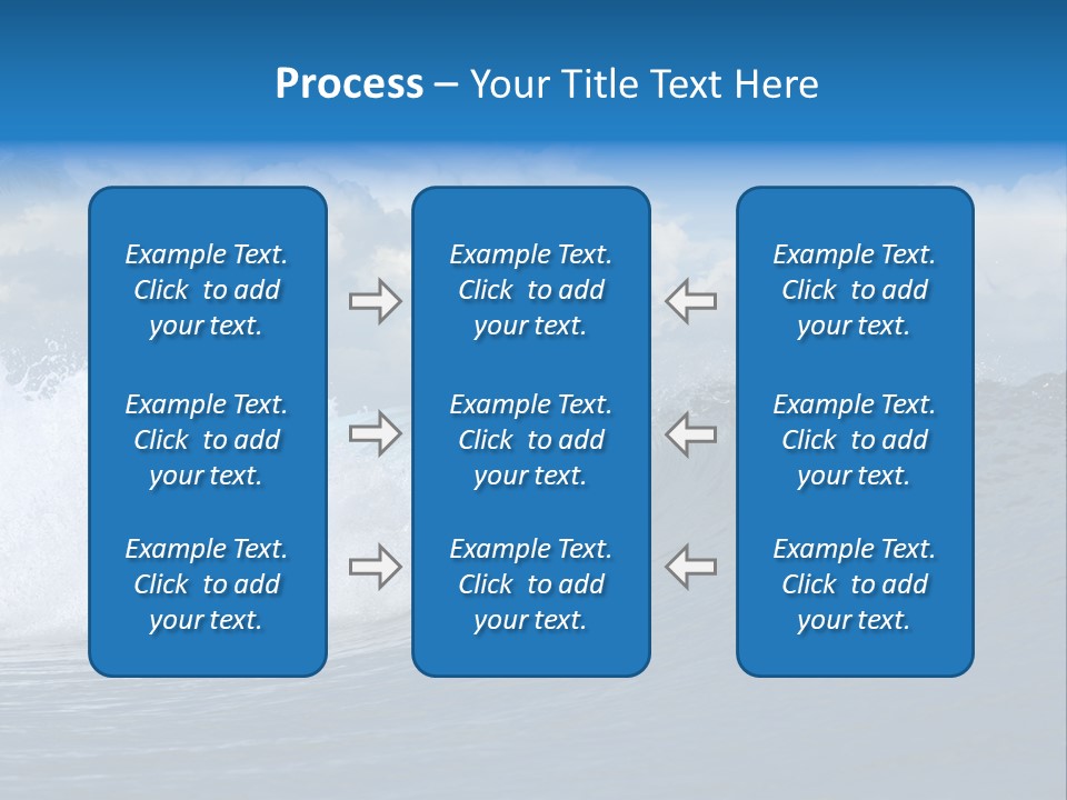Sky Expressing Wet PowerPoint Template
