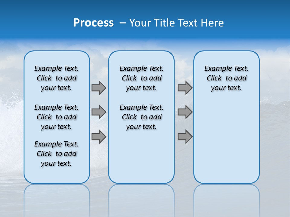 Sky Expressing Wet PowerPoint Template
