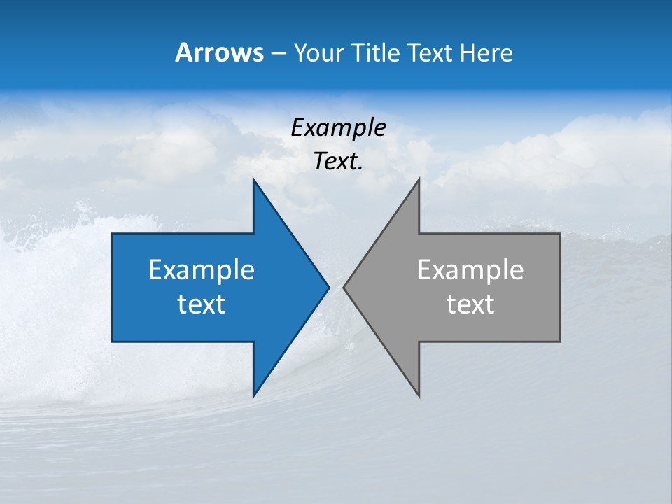 Sky Expressing Wet PowerPoint Template