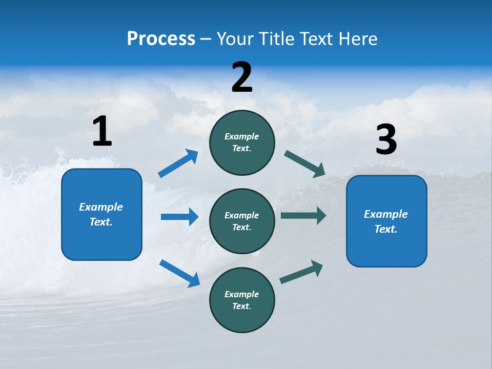 Sky Expressing Wet PowerPoint Template