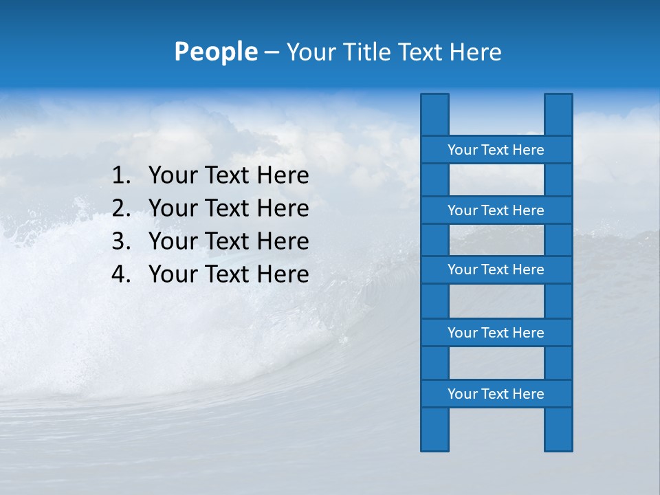Sky Expressing Wet PowerPoint Template