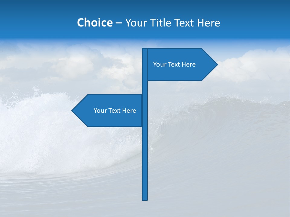 Sky Expressing Wet PowerPoint Template