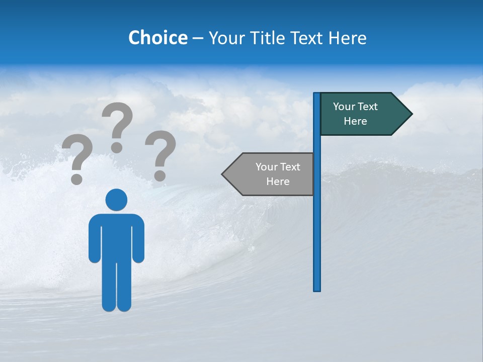 Sky Expressing Wet PowerPoint Template