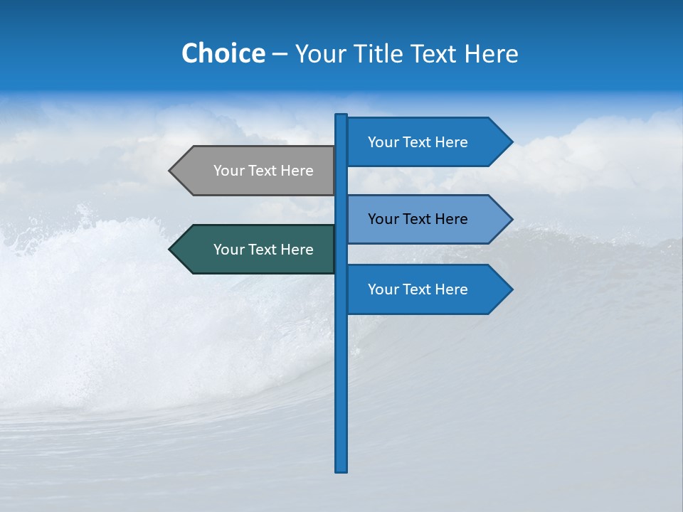 Sky Expressing Wet PowerPoint Template