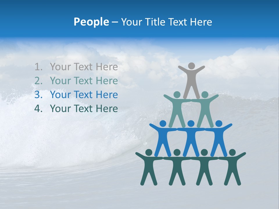 Sky Expressing Wet PowerPoint Template