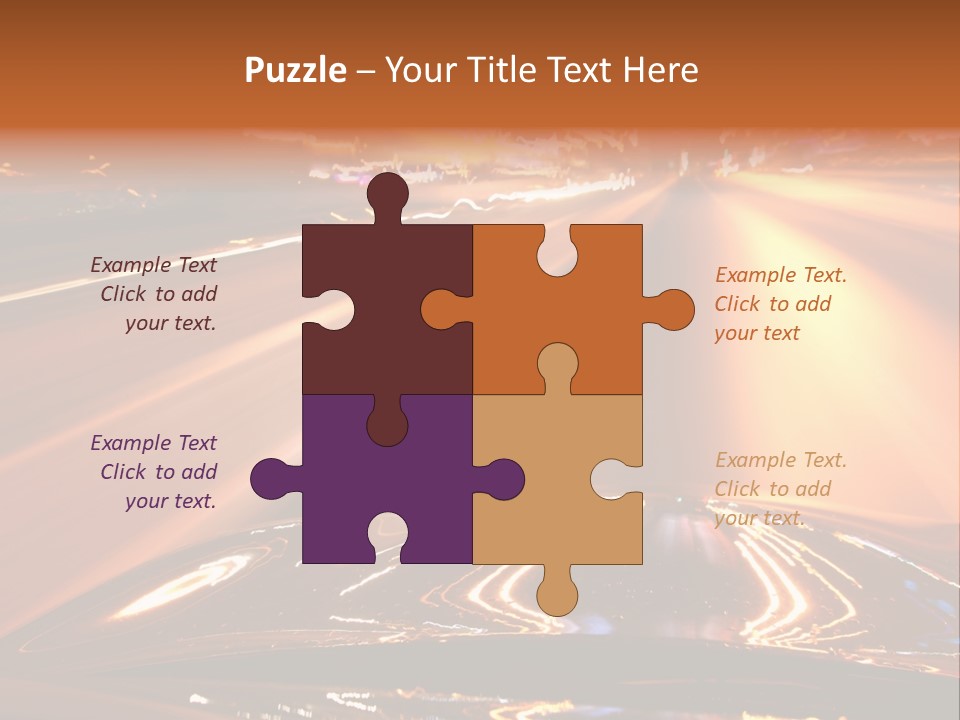 Fast Riding Accelerated PowerPoint Template