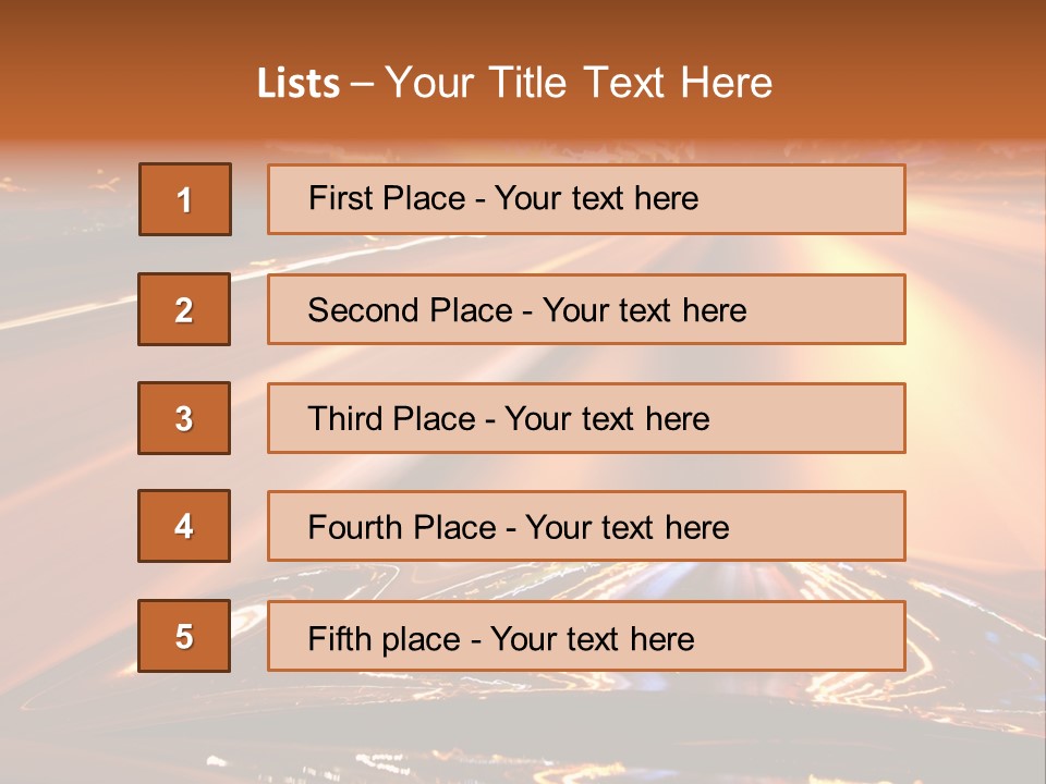 Fast Riding Accelerated PowerPoint Template