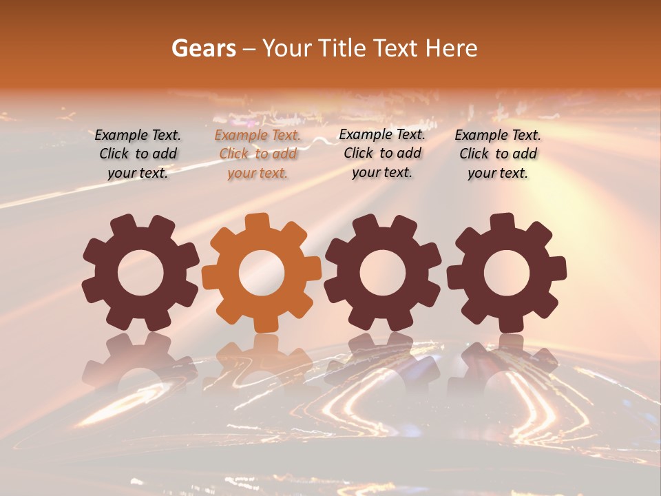 Fast Riding Accelerated PowerPoint Template