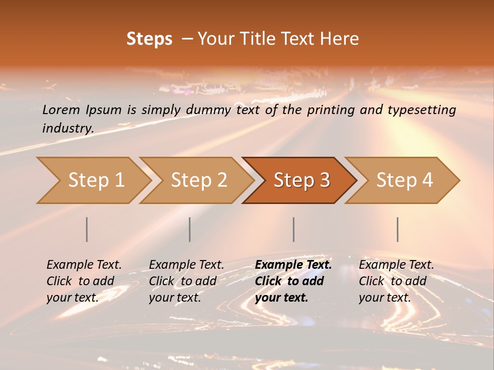 Fast Riding Accelerated PowerPoint Template