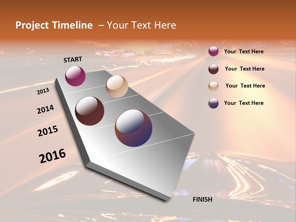 Fast Riding Accelerated PowerPoint Template