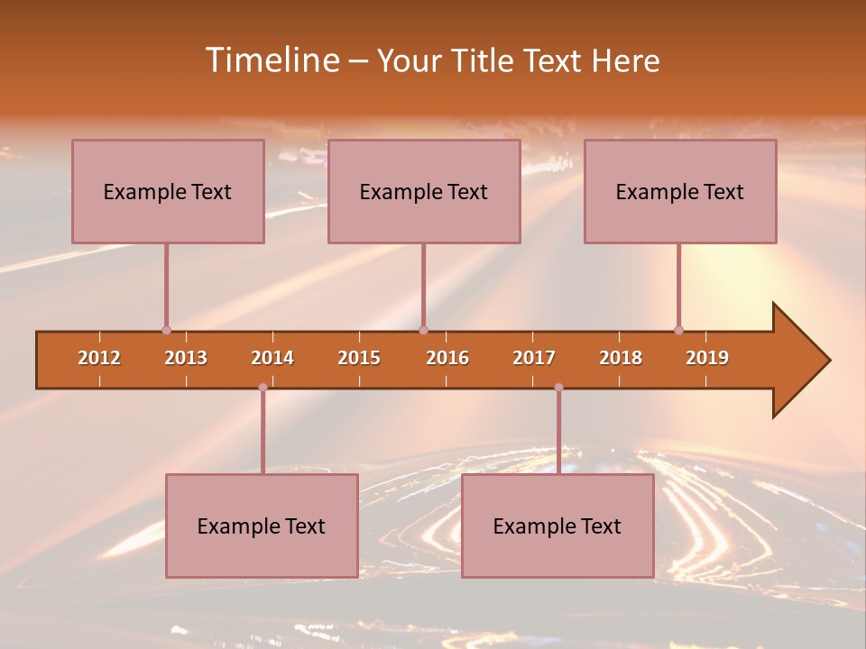 Fast Riding Accelerated PowerPoint Template