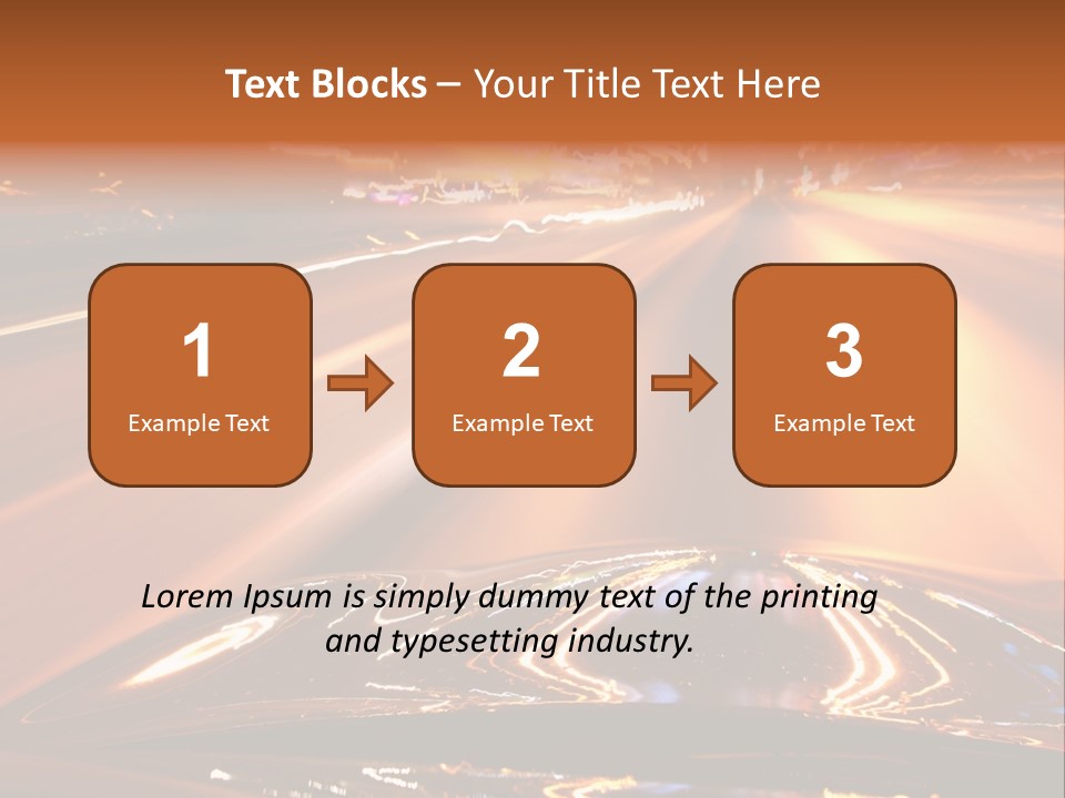 Fast Riding Accelerated PowerPoint Template