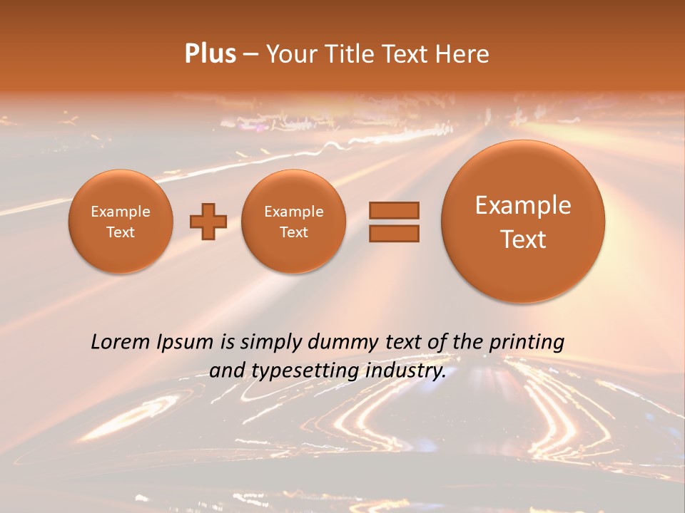 Fast Riding Accelerated PowerPoint Template
