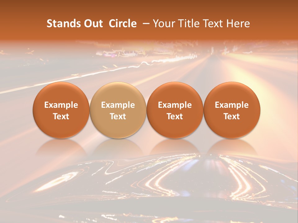 Fast Riding Accelerated PowerPoint Template