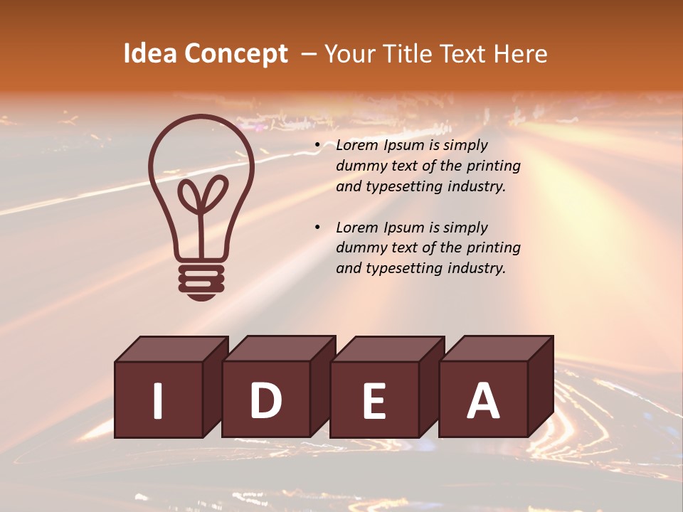 Fast Riding Accelerated PowerPoint Template