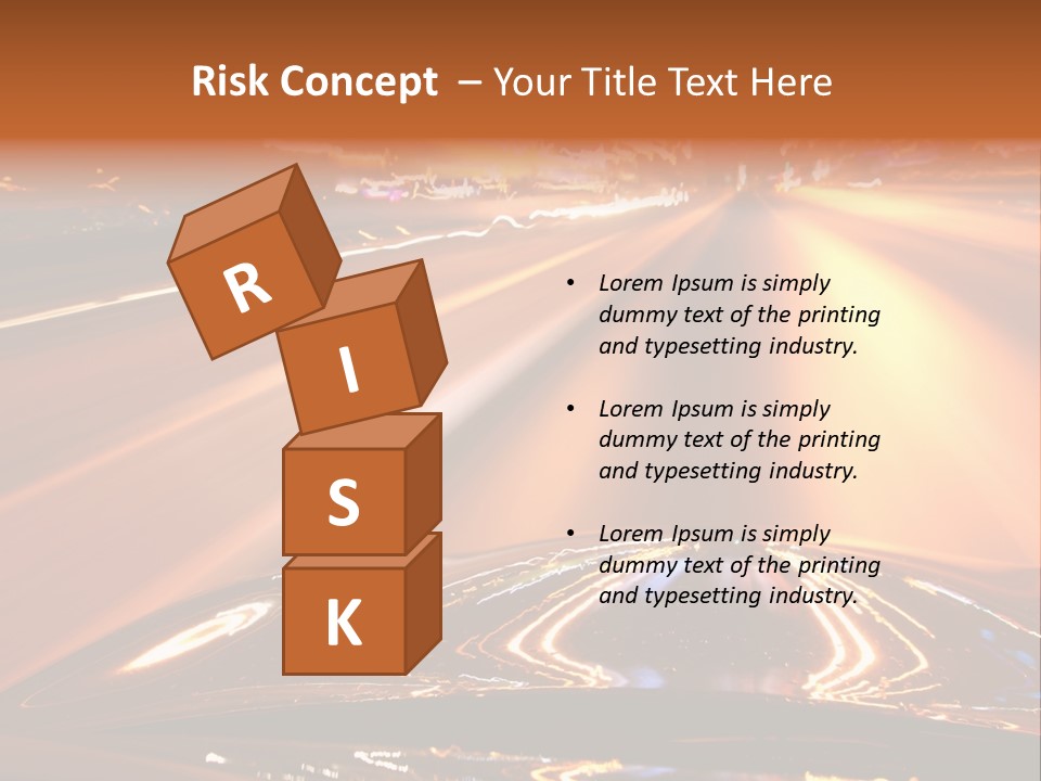 Fast Riding Accelerated PowerPoint Template