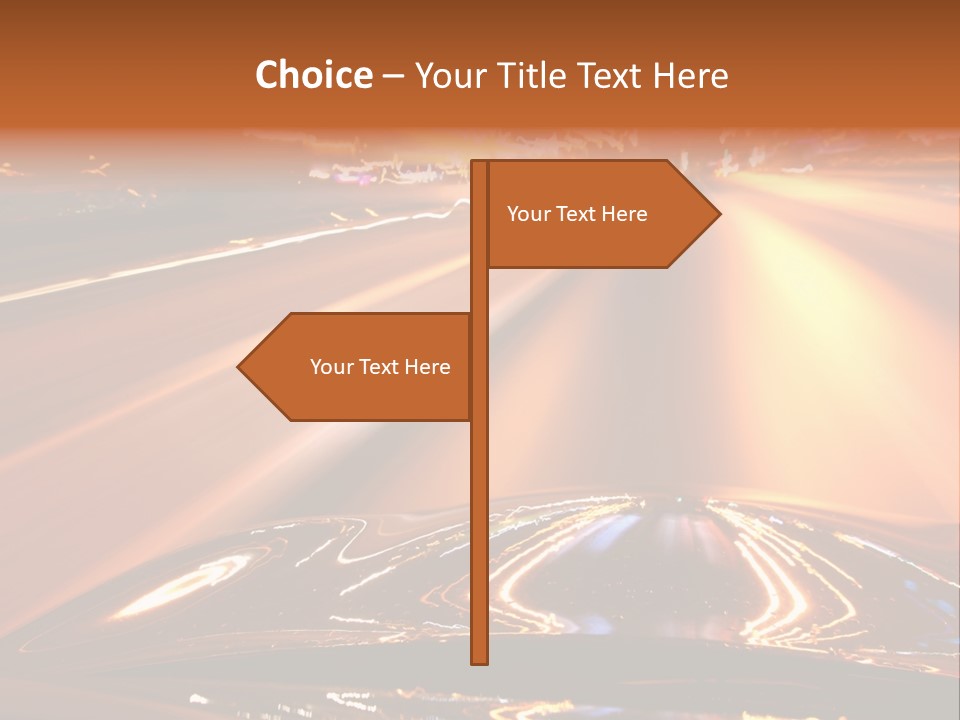 Fast Riding Accelerated PowerPoint Template