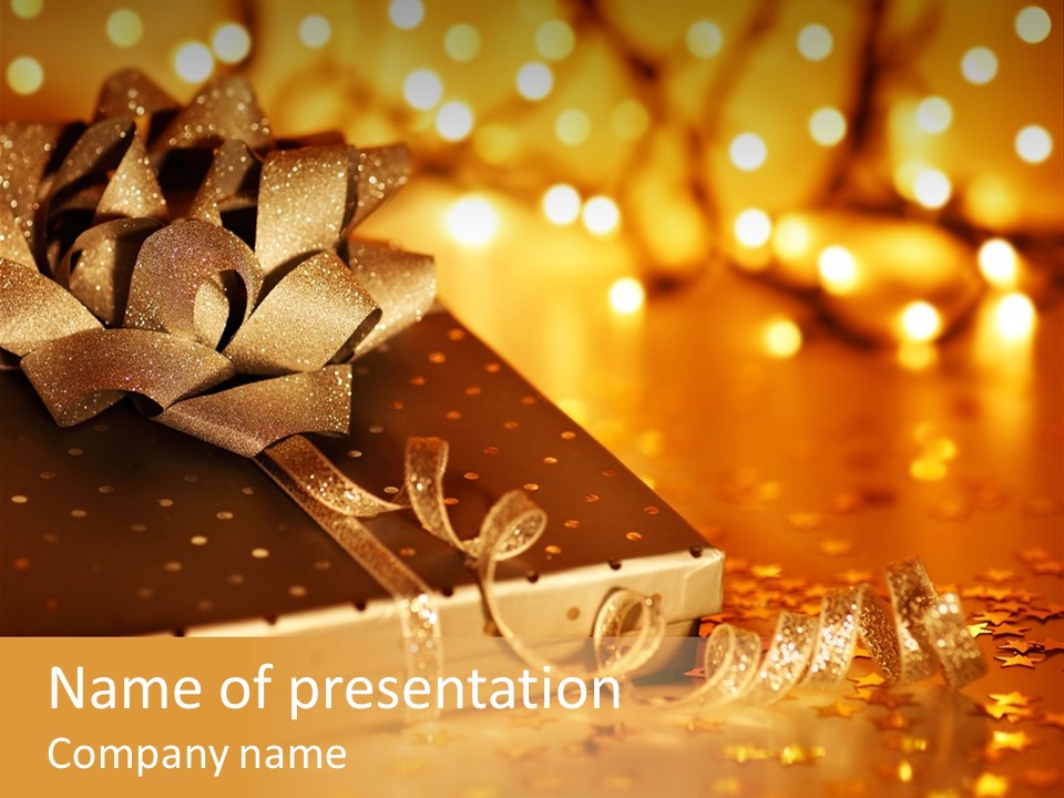 Gift Happy Design PowerPoint Template