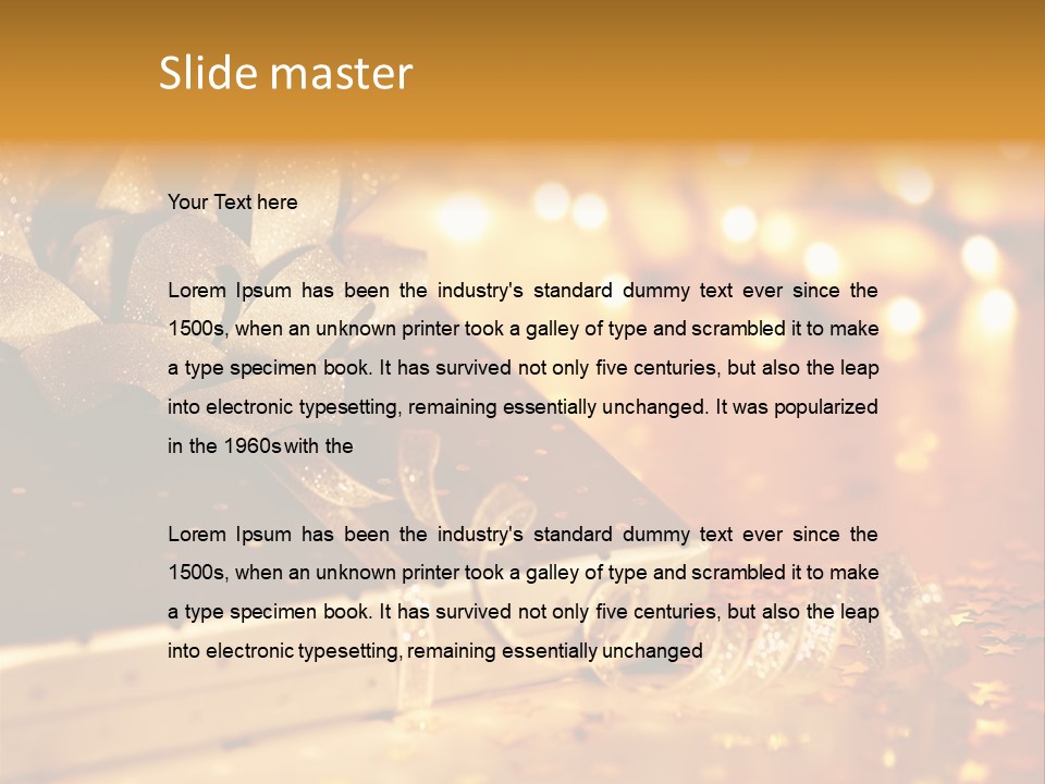 Gift Happy Design PowerPoint Template