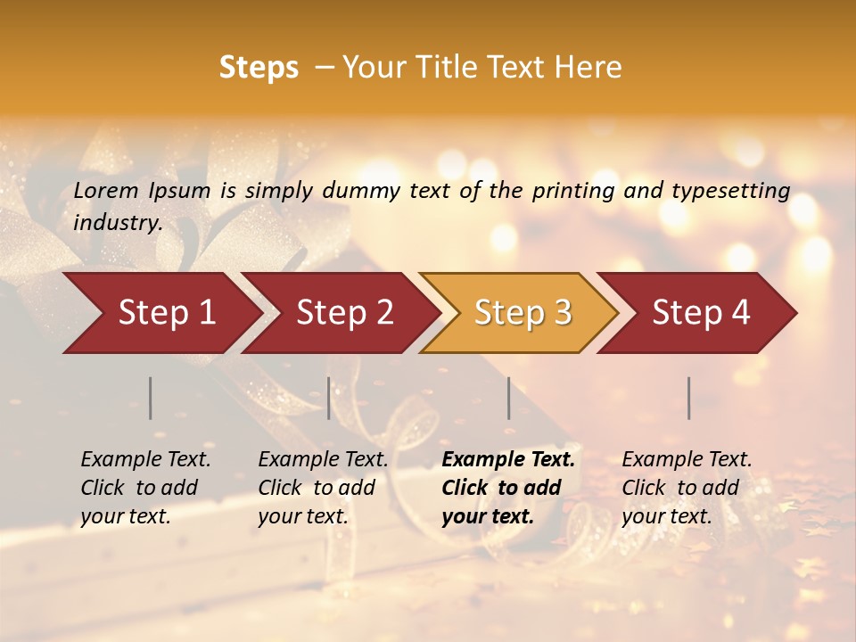 Gift Happy Design PowerPoint Template