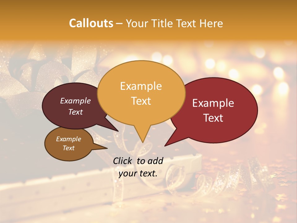 Gift Happy Design PowerPoint Template