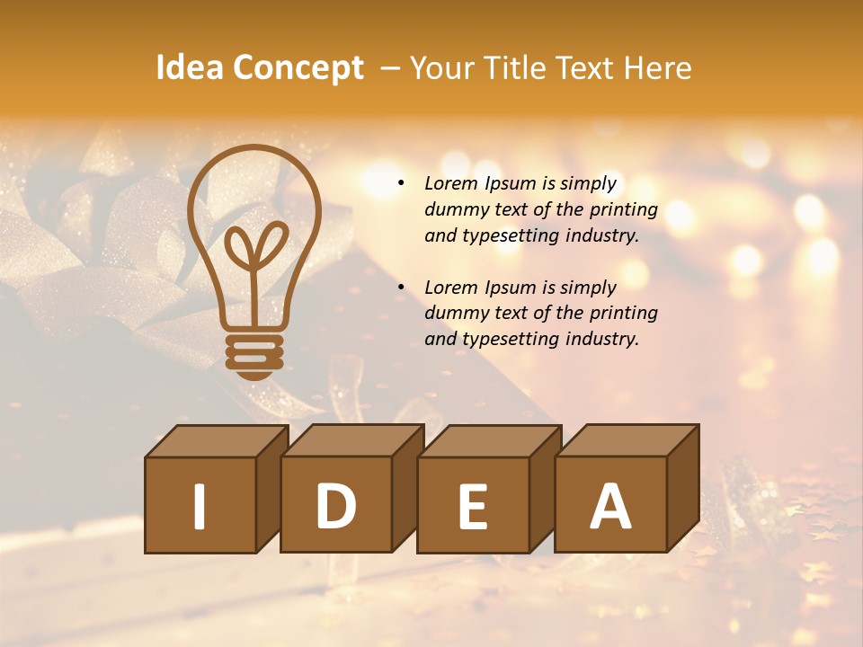 Gift Happy Design PowerPoint Template