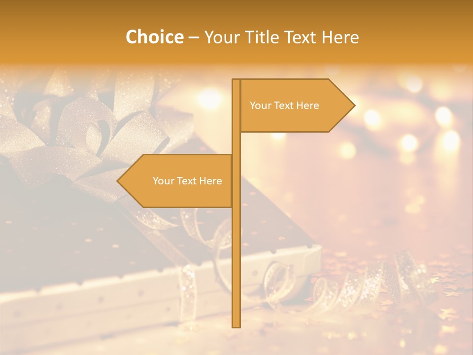 Gift Happy Design PowerPoint Template