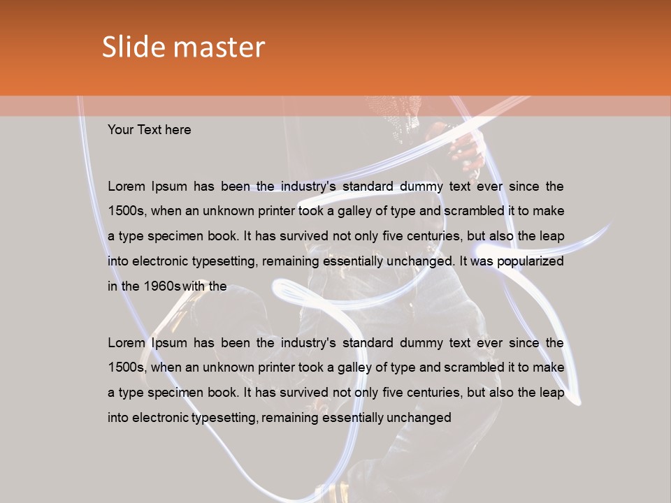 Man Rap Hip Hop PowerPoint Template