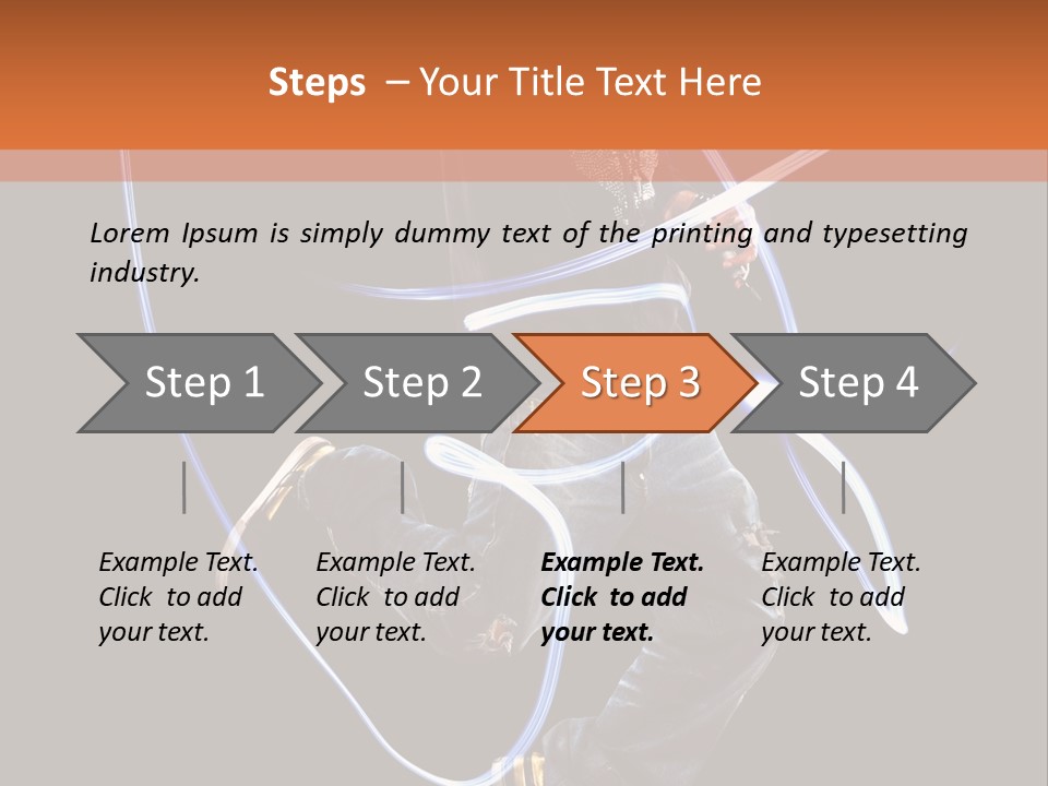 Man Rap Hip Hop PowerPoint Template