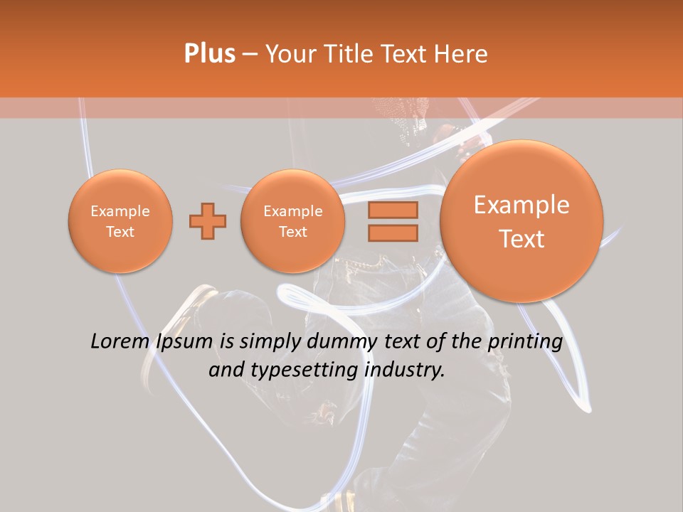 Man Rap Hip Hop PowerPoint Template