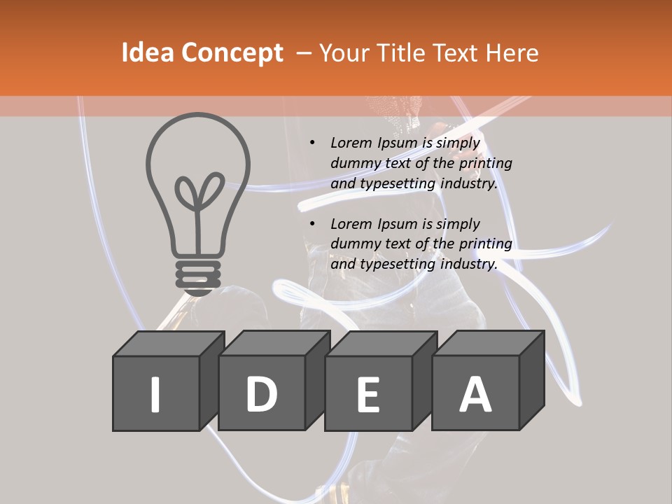 Man Rap Hip Hop PowerPoint Template