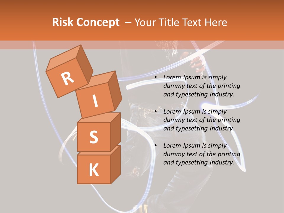 Man Rap Hip Hop PowerPoint Template