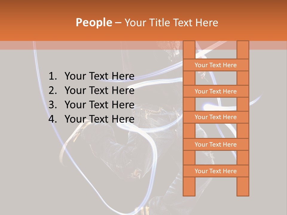 Man Rap Hip Hop PowerPoint Template