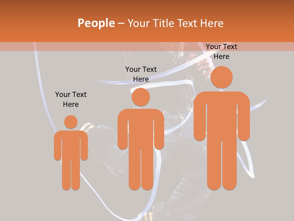 Man Rap Hip Hop PowerPoint Template