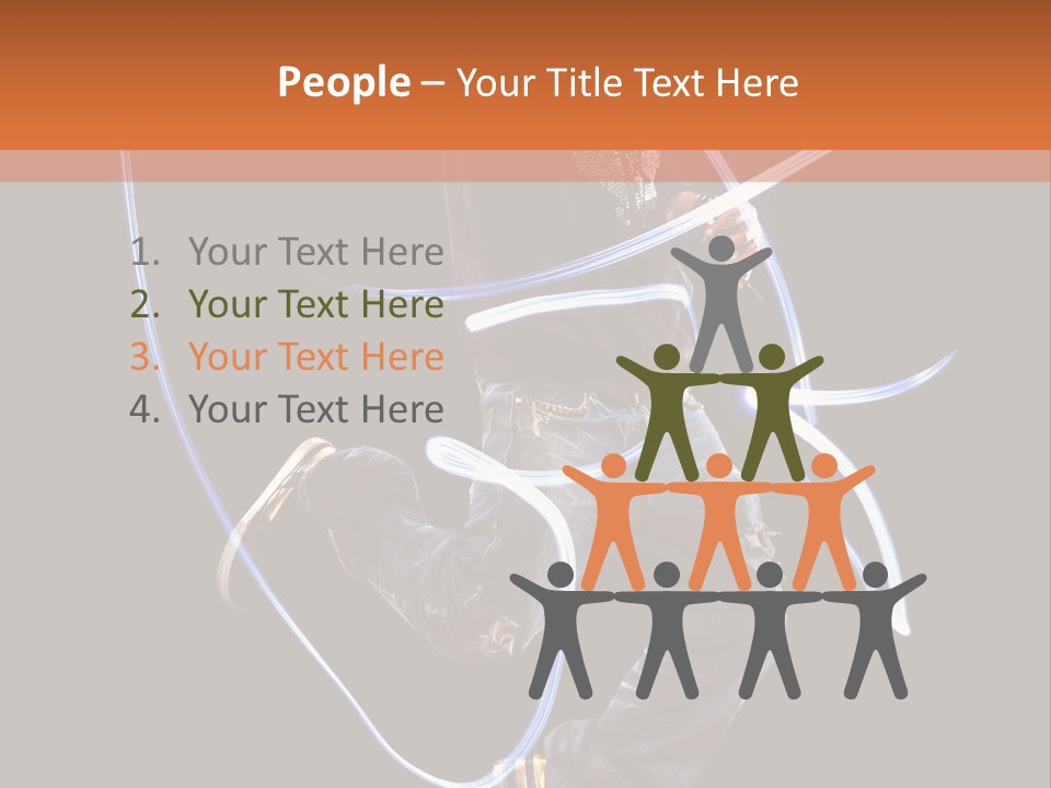 Man Rap Hip Hop PowerPoint Template