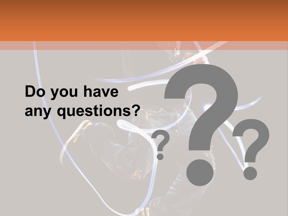 Man Rap Hip Hop PowerPoint Template