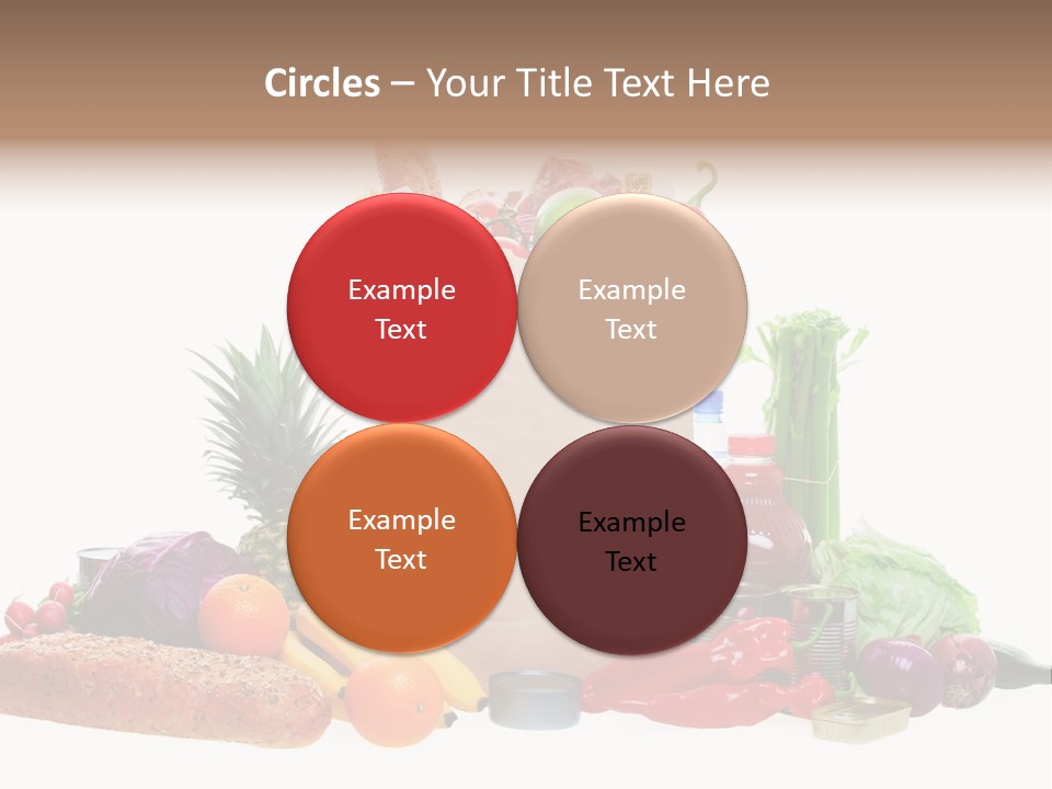 Tomato Purple Lettuce PowerPoint Template