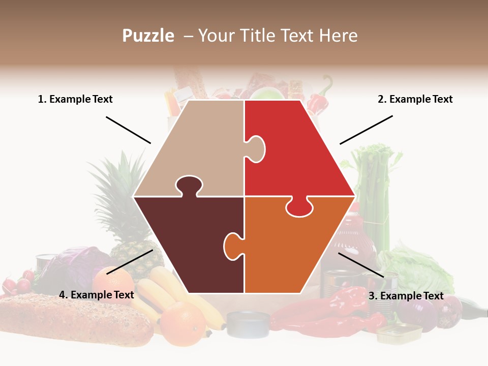 Tomato Purple Lettuce PowerPoint Template