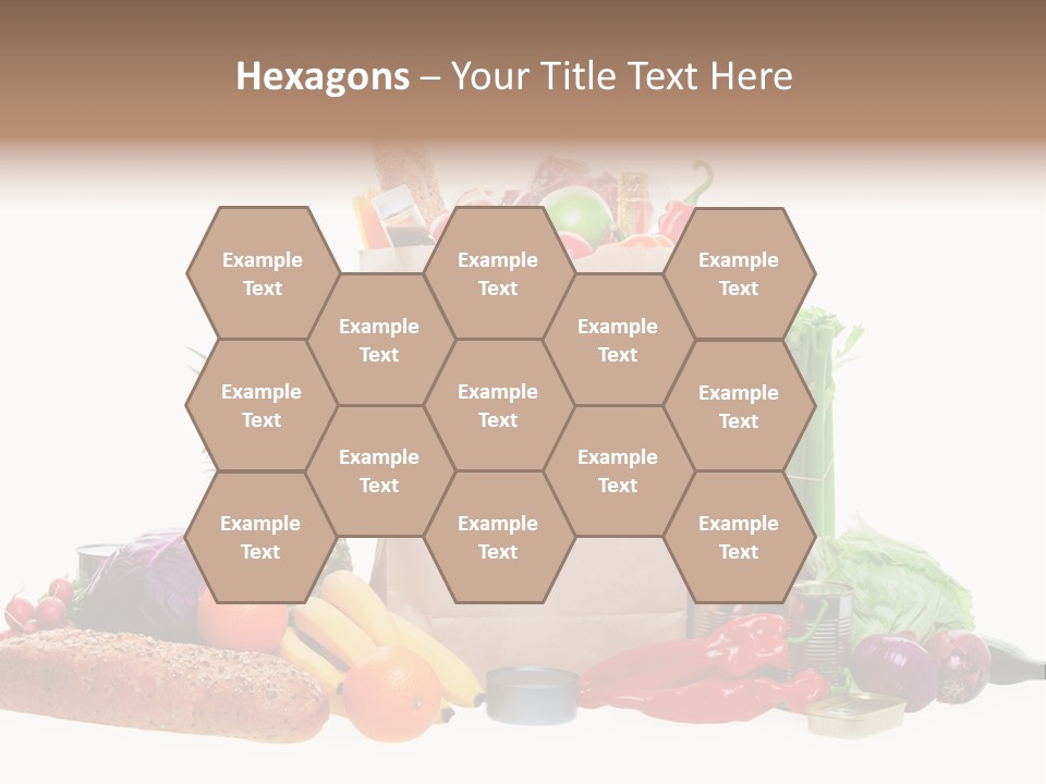 Tomato Purple Lettuce PowerPoint Template