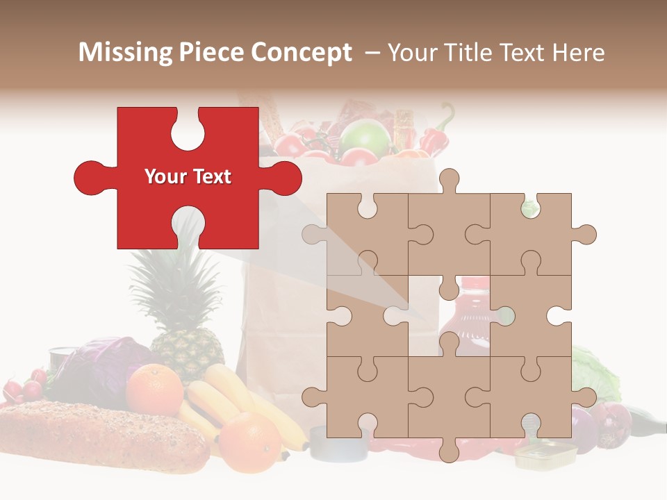 Tomato Purple Lettuce PowerPoint Template