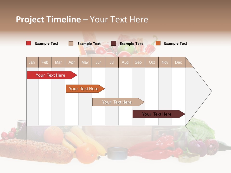 Tomato Purple Lettuce PowerPoint Template
