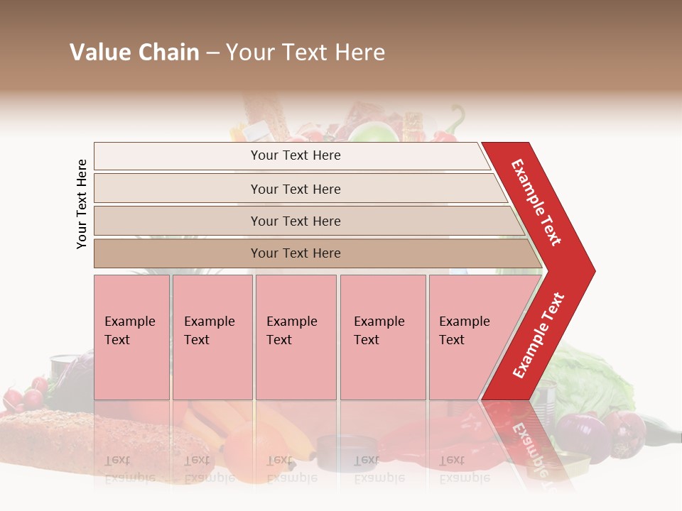 Tomato Purple Lettuce PowerPoint Template