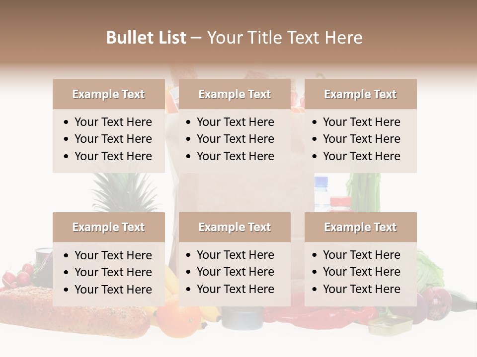 Tomato Purple Lettuce PowerPoint Template