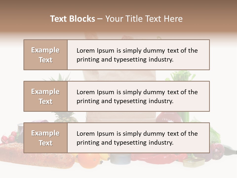 Tomato Purple Lettuce PowerPoint Template