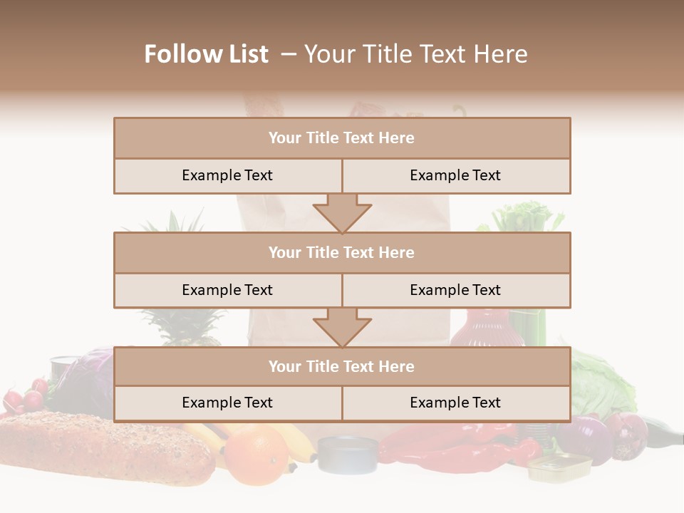 Tomato Purple Lettuce PowerPoint Template