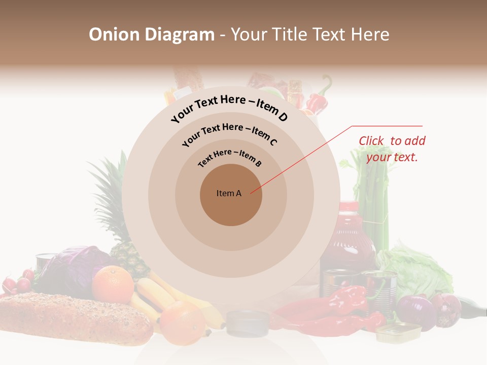 Tomato Purple Lettuce PowerPoint Template